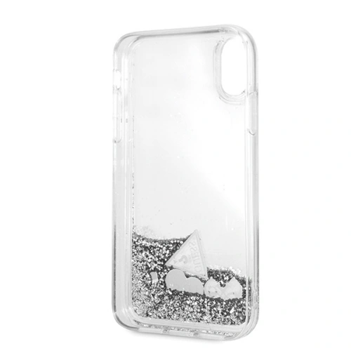 Kup Guess GUOHCI61GLHFLSI Apple iPhone XR ezüst/glitter charms keménytok - GUE662SLV - {ean13} - Sklep Home Screen