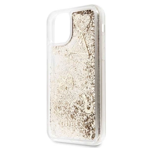 Kup Guess GUOHCN61GLHFLGO Apple iPhone 11 aurie/hardcase Glitter Charms - GUE663GLD - {ean13} - Sklep Home Screen