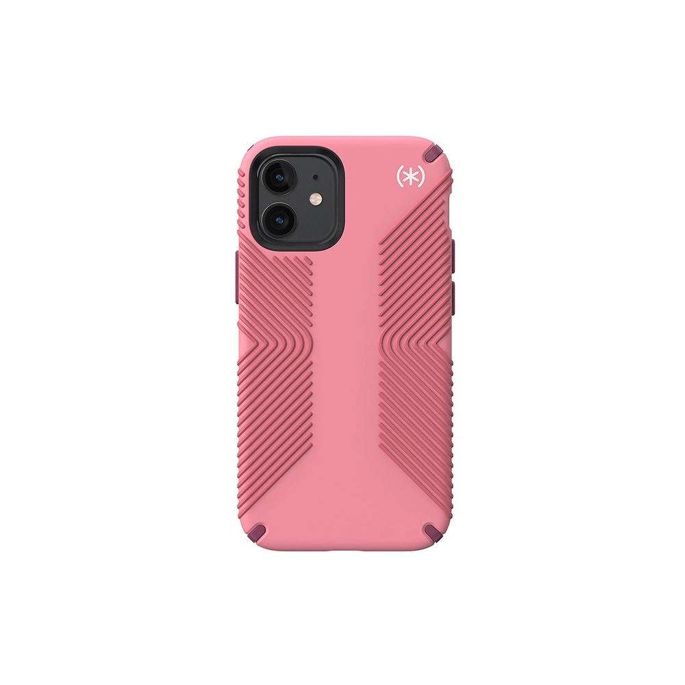 Etui Speck Presidio2 Grip Apple iPhone 12 mini z powłoką MICROBAN (Vintage Rose/Royal Pink)