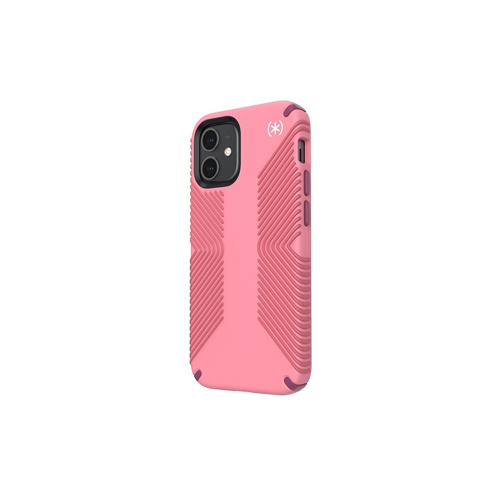 Etui Speck Presidio2 Grip Apple iPhone 12 mini z powłoką MICROBAN (Vintage Rose/Royal Pink)