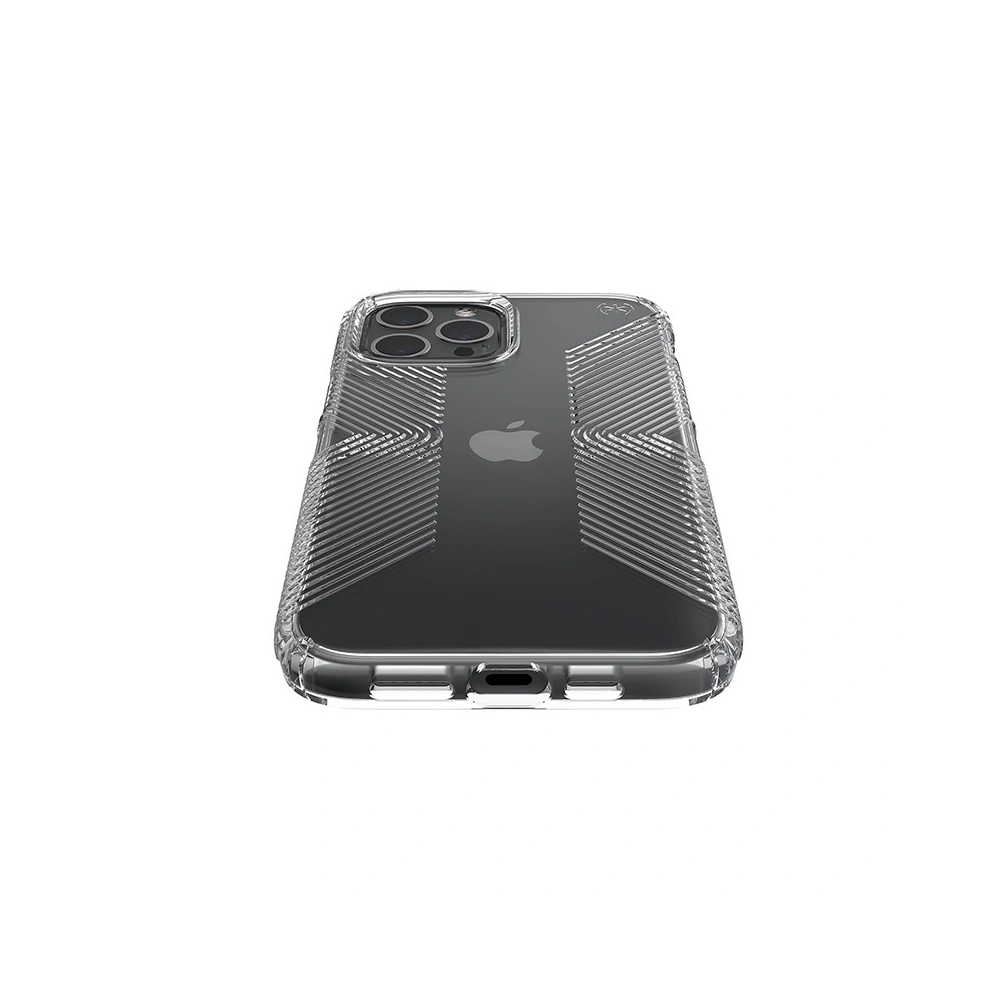 Etui Speck Presidio Perfect-Clear with Grips Apple iPhone 12 Pro Max z powłoką MICROBAN (Clear)