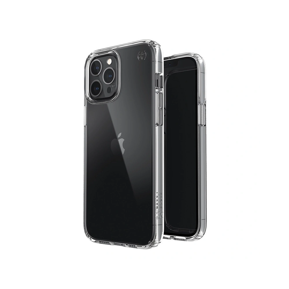Etui Speck Presidio Perfect-Clear Apple iPhone 12/12 Pro z powłoką MICROBAN (Clear)