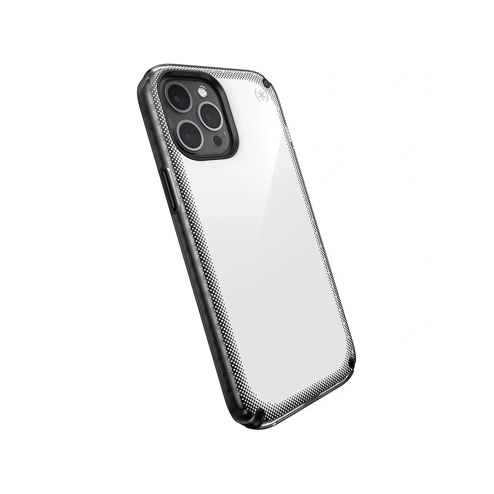Etui Speck Presidio2 Armor Cloud Apple iPhone 12 mini z powłoką MICROBAN (Clear/Black)