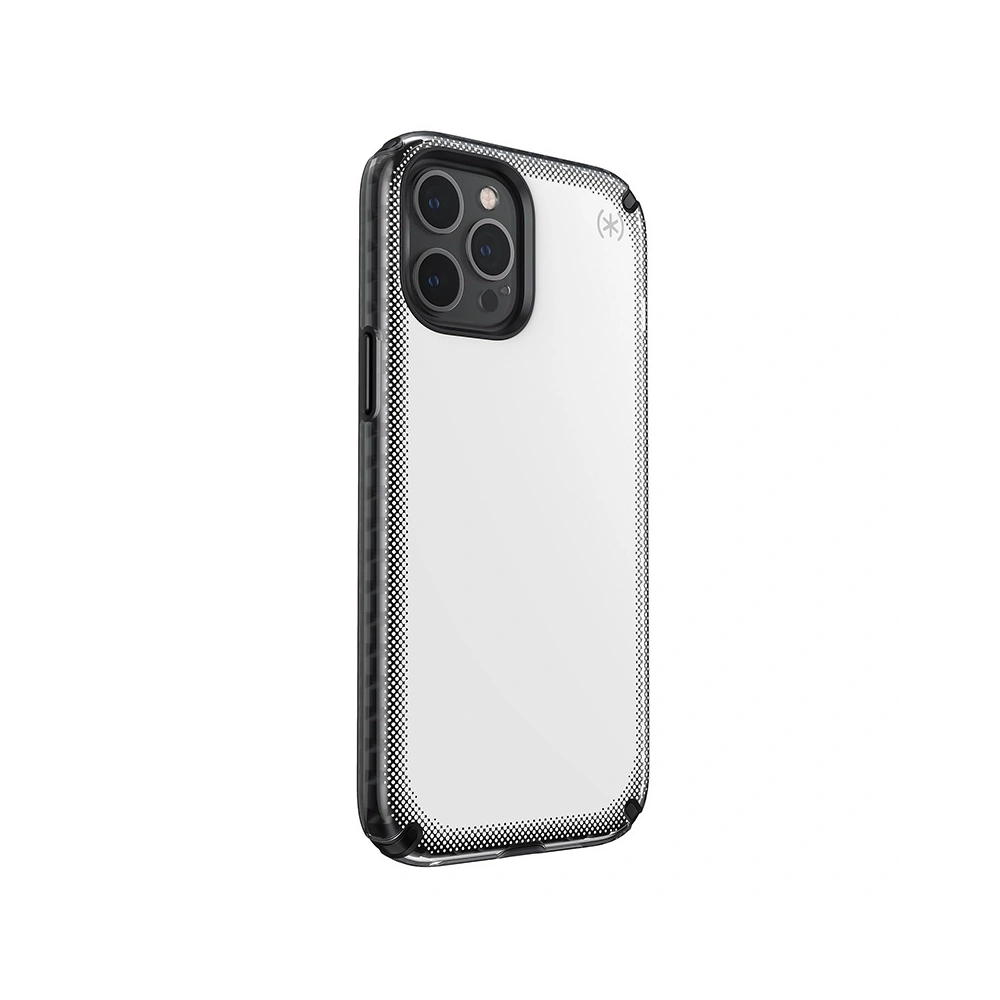 Etui Speck Presidio2 Armor Cloud Apple iPhone 12 mini z powłoką MICROBAN (Clear/Black)