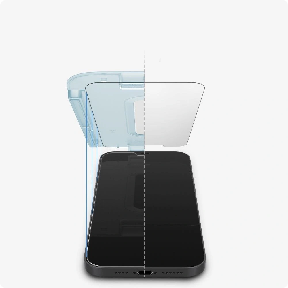 Szkło hartowane Spigen GLAS.tR ez Fit Apple iPhone 12/12 Pro [2 PACK]