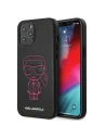 Etui Karl Lagerfeld KLHCP12LPCUIKPI Apple iPhone 12 Pro Max rózsaszín/pink hardcase Karl Ikonik Outline