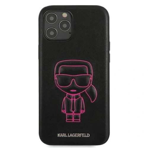 Kup Etui Karl Lagerfeld KLHCP12LPCUIKPI Apple iPhone 12 Pro Max rózsaszín/pink hardcase Karl Ikonik Outline - KLD358PNK - {ean13} - Sklep Home Screen
