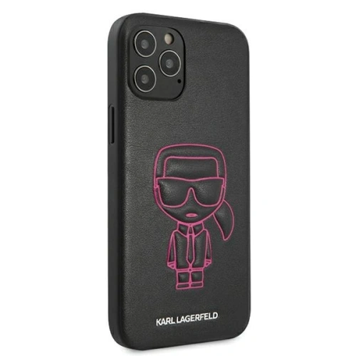 Kup Etui Karl Lagerfeld KLHCP12LPCUIKPI Apple iPhone 12 Pro Max rózsaszín/pink hardcase Karl Ikonik Outline - KLD358PNK - {ean13} - Sklep Home Screen
