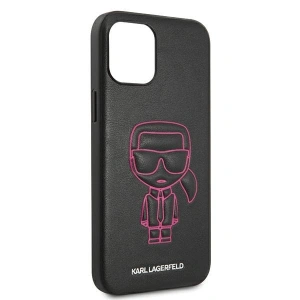 Buy Karl Lagerfeld KLHCP12LPCUIKPI Apple iPhone 12 Pro Max pink hardcase Karl Ikonik Outline - KLD358PNK - {ean13} - Home Screen Store Europe