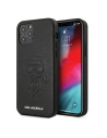 Karl Lagerfeld Apple Tasche KLHCP12MPCUIKBK iPhone 12/12 Pro schwarz/schwarz Hartschale Karl Ikonik Outline