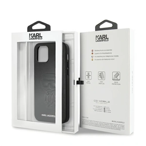 Kup Etui Karl Lagerfeld KLHCP12MPCUIKBK Apple iPhone 12/12 Pro negru/black hardcase Karl Ikonik Outline - KLD363BLK - {ean13} - Sklep Home Screen