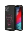 Etui Karl Lagerfeld KLHCP12MPCUIKPI Apple iPhone 12/12 Pro rózsaszín/pink kemény tok Karl Ikonik Outline