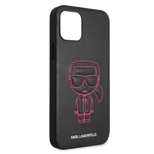 Kup Etui Karl Lagerfeld KLHCP12MPCUIKPI Apple iPhone 12/12 Pro różowy/pink hardcase Karl Ikonik Outline - KLD364PNK - {ean13} - Sklep Home Screen