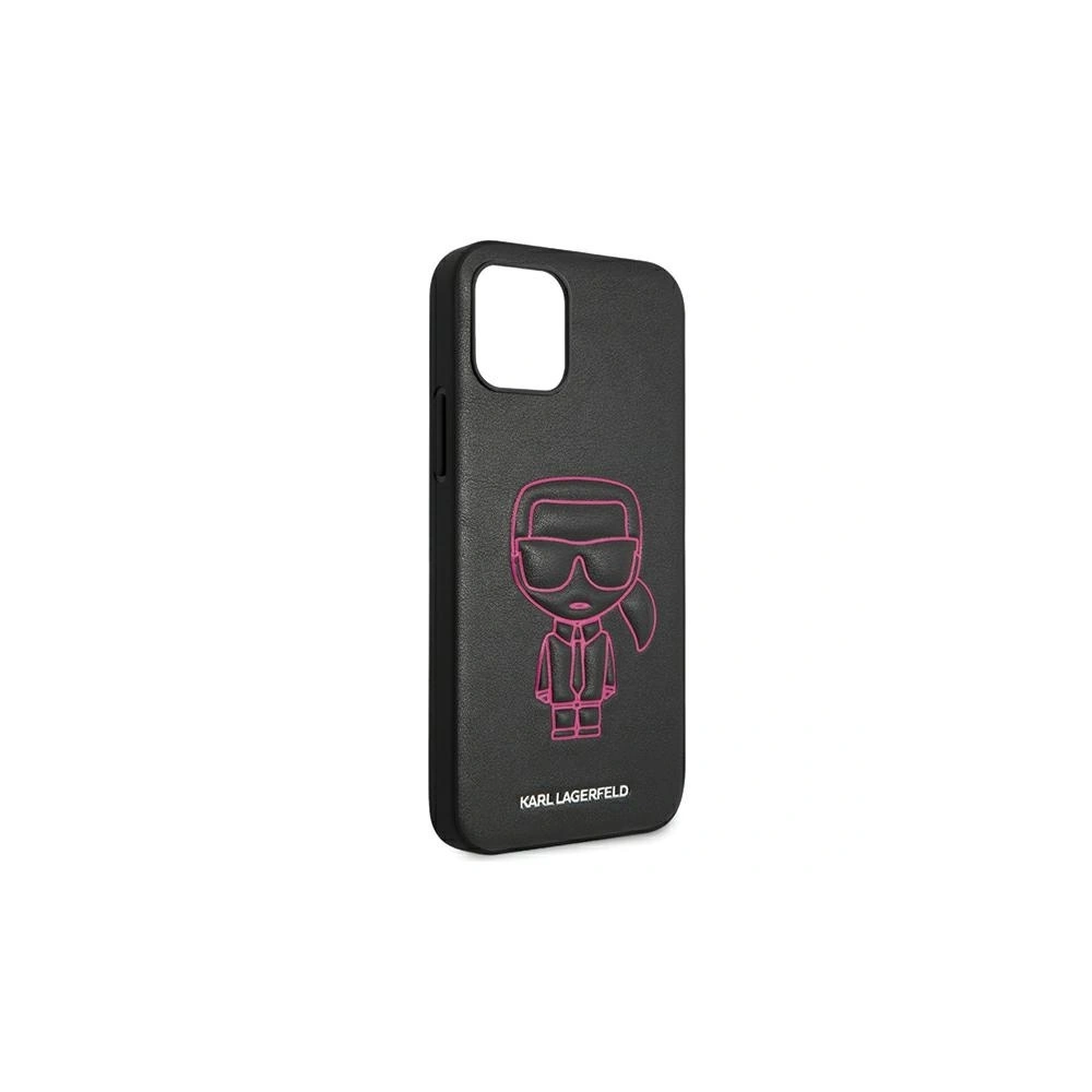 Etui Karl Lagerfeld KLHCP12MPCUIKPI Apple iPhone 12/12 Pro różowy/pink hardcase Karl Ikonik Outline