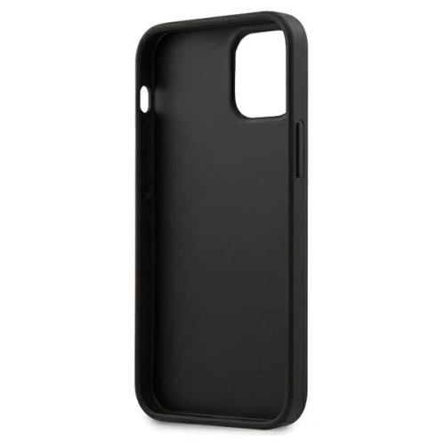 Kup Etui Karl Lagerfeld KLHCP12MSAKHBK Apple iPhone 12/12 Pro fekete/hardcase Saffiano Ikonik Karl feje - KLD365BLK - {ean13} - Sklep Home Screen