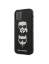 Etui Karl Lagerfeld KLHCP12MSAKICKCBK Apple iPhone 12/12 Pro černý/black hardcase Saffiano Ikonik Karl&Choupette Head