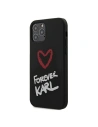 Etui Karl Lagerfeld KLHCP12MSILKRBK Apple iPhone 12/12 Pro fekete/black hardcase Silicone Forever Karl