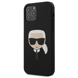 Kup Etui Karl Lagerfeld KLHCP12MSLKHBK Apple iPhone 12/12 Pro czarny/black hardcase Silicone Karl`s Head - KLD368BLK - {ean13} - Sklep Home Screen
