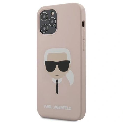 Kup Etui Karl Lagerfeld KLHCP12MSLKHLP Apple iPhone 12/12 Pro világos rózsaszín/hardcase Szilikon Karl feje - KLD369PNK - {ean13} - Sklep Home Screen