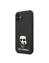 Kup Etui Karl Lagerfeld KLHCP12SIKMSBK Apple iPhone 12 mini fekete/black hardcase Saffiano Ikonik Metal - KLD370BLK - {ean13} - Sklep Home Screen