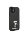 Kup Etui Karl Lagerfeld KLHCP12SIKMSBK Apple iPhone 12 mini fekete/black hardcase Saffiano Ikonik Metal - KLD370BLK - {ean13} - Sklep Home Screen