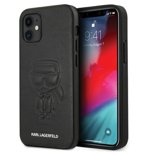 Kup Etui Karl Lagerfeld KLHCP12SPCUIKBK Apple iPhone 12 mini černý/black hardcase Karl Ikonik Outline - KLD371BLK - {ean13} - Sklep Home Screen