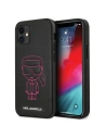 Kup Etui Karl Lagerfeld KLHCP12SPCUIKPI Apple iPhone 12 mini różowy/pink hardcase Karl Ikonik Outline - KLD372PNK - {ean13} - Sklep Home Screen