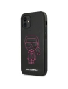 Kup Etui Karl Lagerfeld KLHCP12SPCUIKPI Apple iPhone 12 mini różowy/pink hardcase Karl Ikonik Outline - KLD372PNK - {ean13} - Sklep Home Screen