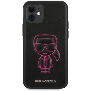 Kup Etui Karl Lagerfeld KLHCP12SPCUIKPI Apple iPhone 12 mini różowy/pink hardcase Karl Ikonik Outline - KLD372PNK - {ean13} - Sklep Home Screen