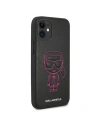 Kup Etui Karl Lagerfeld KLHCP12SPCUIKPI Apple iPhone 12 mini rózsaszín/pink hardcase Karl Ikonik Outline - KLD372PNK - {ean13} - Sklep Home Screen