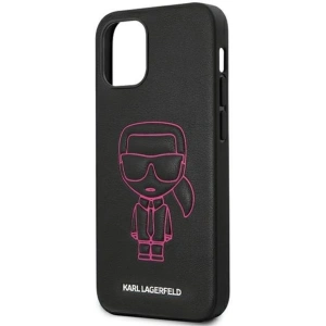 Kup Etui Karl Lagerfeld KLHCP12SPCUIKPI Apple iPhone 12 mini różowy/pink hardcase Karl Ikonik Outline - KLD372PNK - {ean13} - Sklep Home Screen