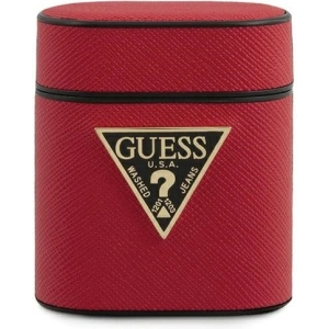 Kup Guess GUACA2VSATMLRE Apple AirPods cover roșu/red Saffiano - GUE668RED - {ean13} - Sklep Home Screen