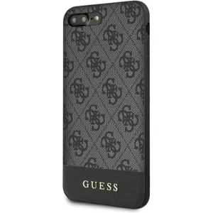 Kup Guess GUHCI8LG4GLGR Apple iPhone 7/8 Plus szary/grey hardcase 4G Stripe Collection - GUE673GRY - {ean13} - Sklep Home Screen