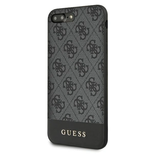 Kup Guess Apple GUHCI8LG4GLGR iPhone 7/8 Plus grau/grau Hartschalenetui 4G Stripe Kollektion - GUE673GRY - {ean13} - Sklep Home Screen