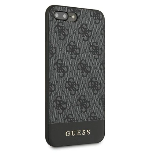 Kup Guess Apple GUHCI8LG4GLGR iPhone 7/8 Plus grau/grau Hartschalenetui 4G Stripe Kollektion - GUE673GRY - {ean13} - Sklep Home Screen