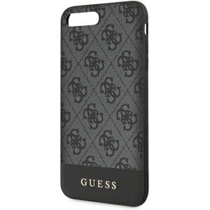 Kup Guess GUHCI8LG4GLGR Apple iPhone 7/8 Plus szary/grey hardcase 4G Stripe Collection - GUE673GRY - {ean13} - Sklep Home Screen