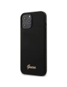 Etui Guess GUHCP12LLSLMGBK Apple iPhone 12 Pro Max negru/czarny hardcase Silicon Script Logo Aurit