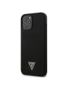 Etui Guess GUHCP12LLSTMBK Apple iPhone 12 Pro Max černý/hardcase silikonový trojúhelníkový logo