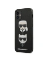 Kup Karl Lagerfeld Apple Tasche KLHCP12SSAKICKCBK iPhone 12 mini schwarz/schwarz Hardcase Saffiano Ikonik Karl&Choupette Head - KLD374BLK - {ean13} - Sklep Home Screen