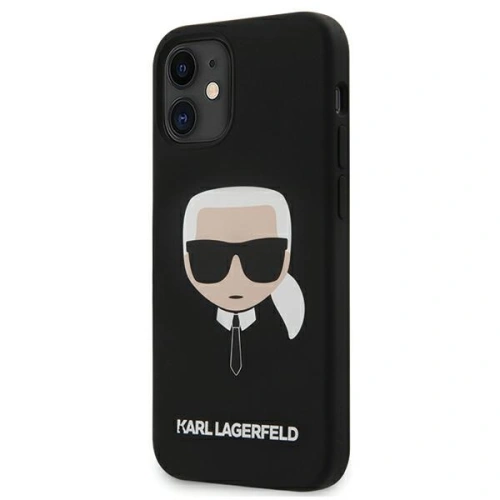 Kup Etui Karl Lagerfeld KLHCP12SSLKHBK Apple iPhone 12 mini černý/black hardcase Silicone Karl`s Head - KLD376BLK - {ean13} - Sklep Home Screen