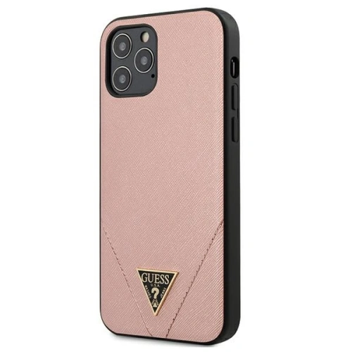 Kup Etui Guess GUHCP12LVSATMLPI Apple iPhone 12 Pro Max růžový/pink hardcase Saffiano - GUE683PNK - {ean13} - Sklep Home Screen