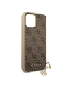 Kup Etui Guess GUHCP12MGF4GBR Apple iPhone 12/12 Pro brązowy/brown hardcase 4G Charms Collection - GUE685BR - {ean13} - Sklep Home Screen