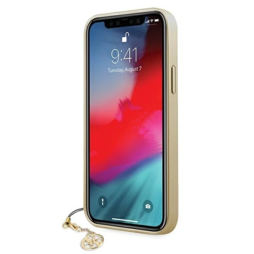 Kup Etui Guess GUHCP12MGF4GGR Apple iPhone 12/12 Pro szürke/grey hardcase 4G Charms Collection - GUE686GRY - {ean13} - Sklep Home Screen