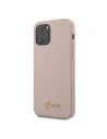 Etui Guess GUHCP12MLSLMGLP Apple iPhone 12/12 Pro roz light/roz hardcase Silicon Script Logo Aurit