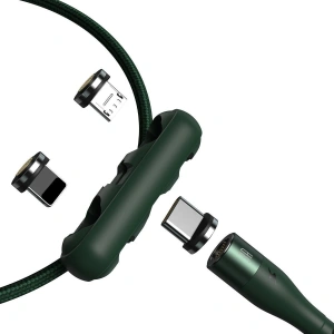 Buy USB Baseus Fast 4in1 USB to USB-C / Lightning / Micro 3A 1m (green) - BSU1814GRN - {ean13} - Home Screen Store Europe