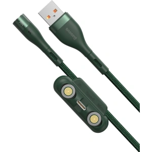 Buy USB Baseus Fast 4in1 USB to USB-C / Lightning / Micro 3A 1m (green) - BSU1814GRN - {ean13} - Home Screen Store Europe
