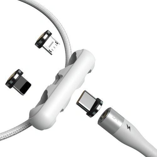 Kup Kabel USB Baseus Fast 4w1 USB do USB-C / Lightning / Micro 5A 1m (bílý) - BSU1815WHT - {ean13} - Sklep Home Screen