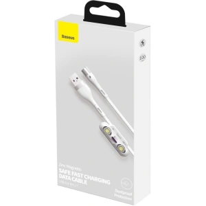 Buy USB Baseus Fast 4in1 USB to USB-C / Lightning / Micro 5A 1m (white) - BSU1815WHT - {ean13} - Home Screen Store Europe