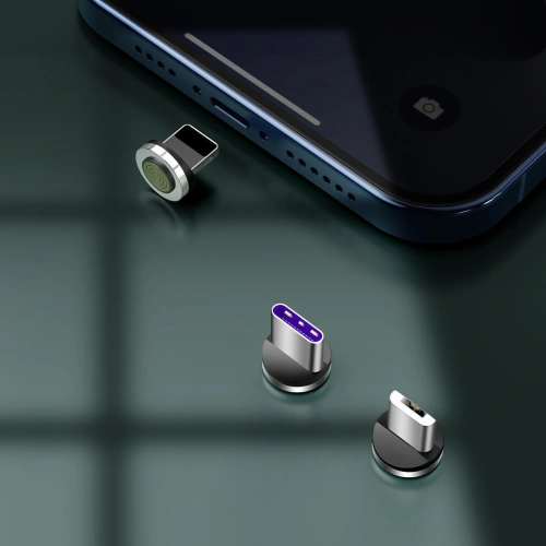 Kup Cablul USB Baseus Fast 4w1 USB la USB-C / Lightning / Micro 5A 1m (alb) - BSU1815WHT - {ean13} - Sklep Home Screen