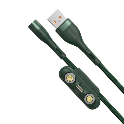 Kup Baseus USB-Kabel Fast 4in1 USB zu USB-C / Lightning / Micro 5A 1m (grün) - BSU1816GRN - {ean13} - Sklep Home Screen